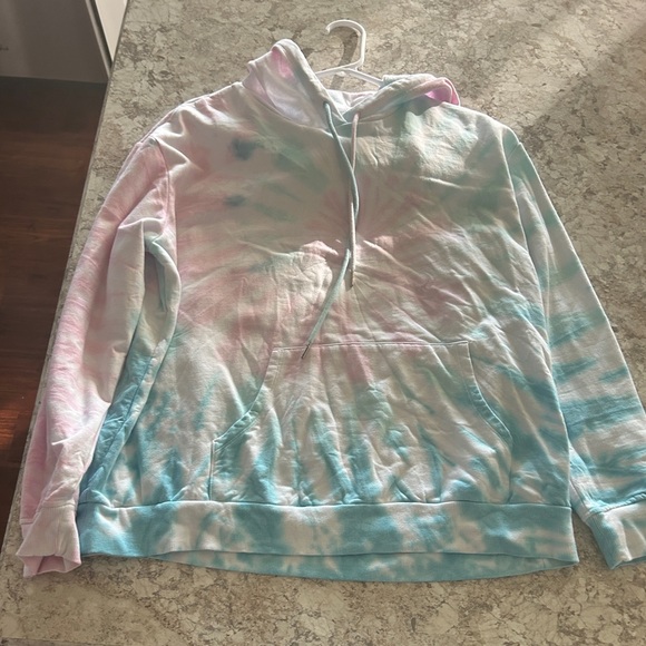 No boundaries tie dye Hoodie Sweatshirt XXL Juniors - Picture 5 of 9